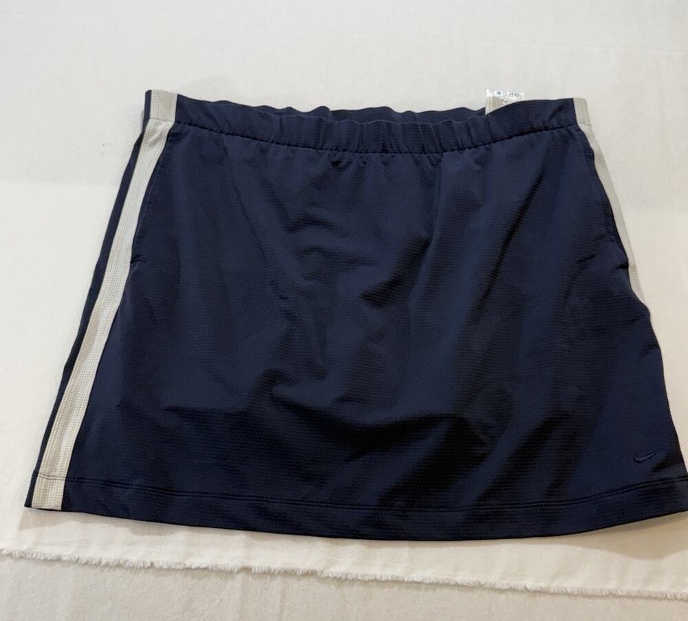 Womens Blue Nike Golf Tennis Skirt Skort Dri-Fit Size Medium